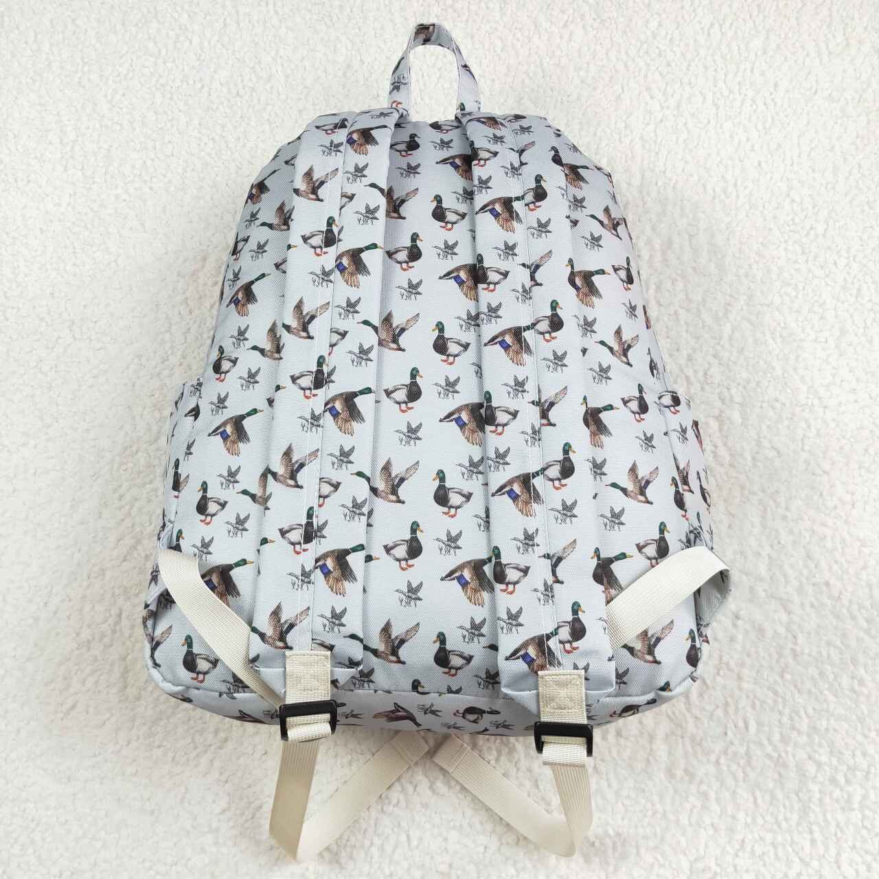 RTS no moq BA0197  Duck Grey Brown Backpack