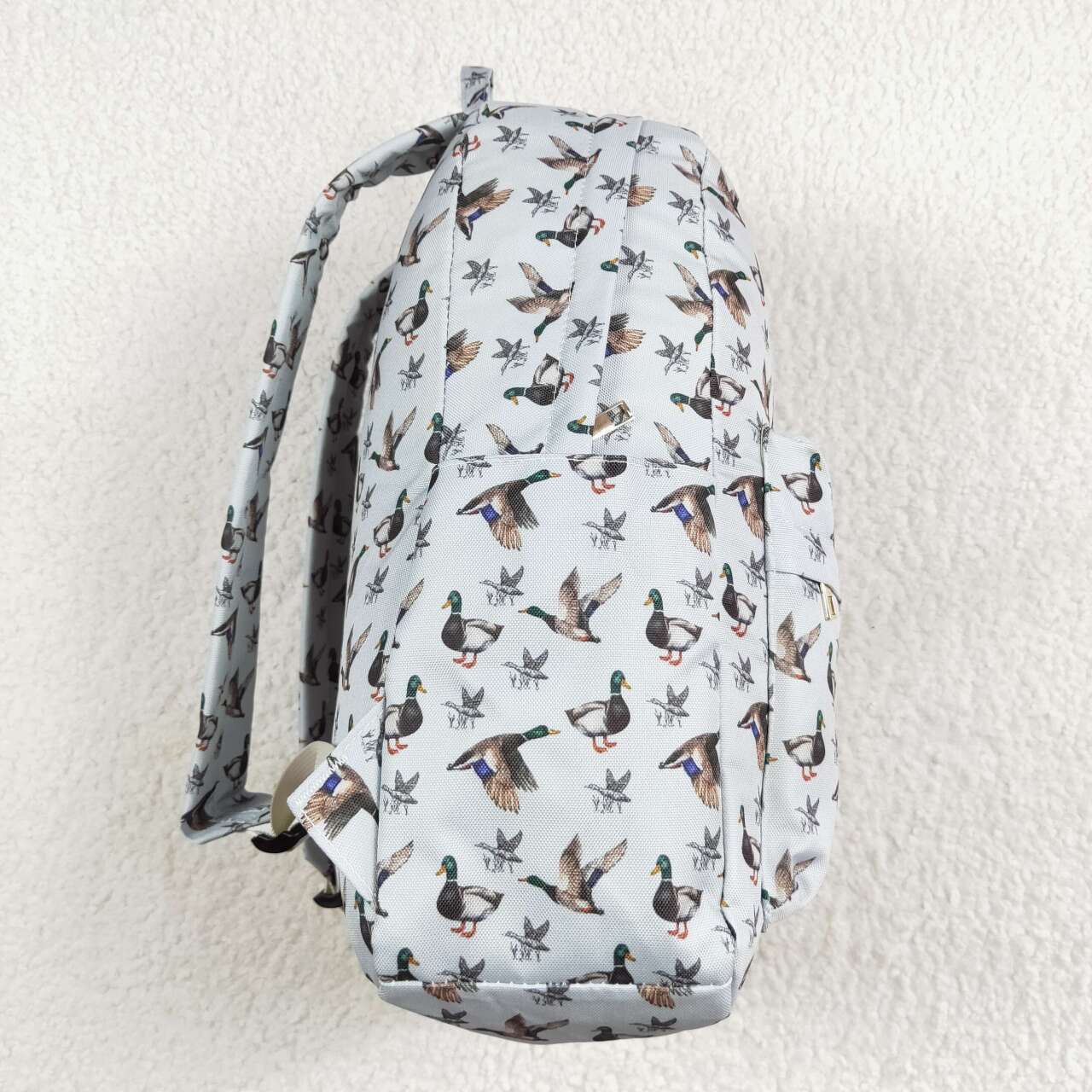 RTS no moq BA0197  Duck Grey Brown Backpack