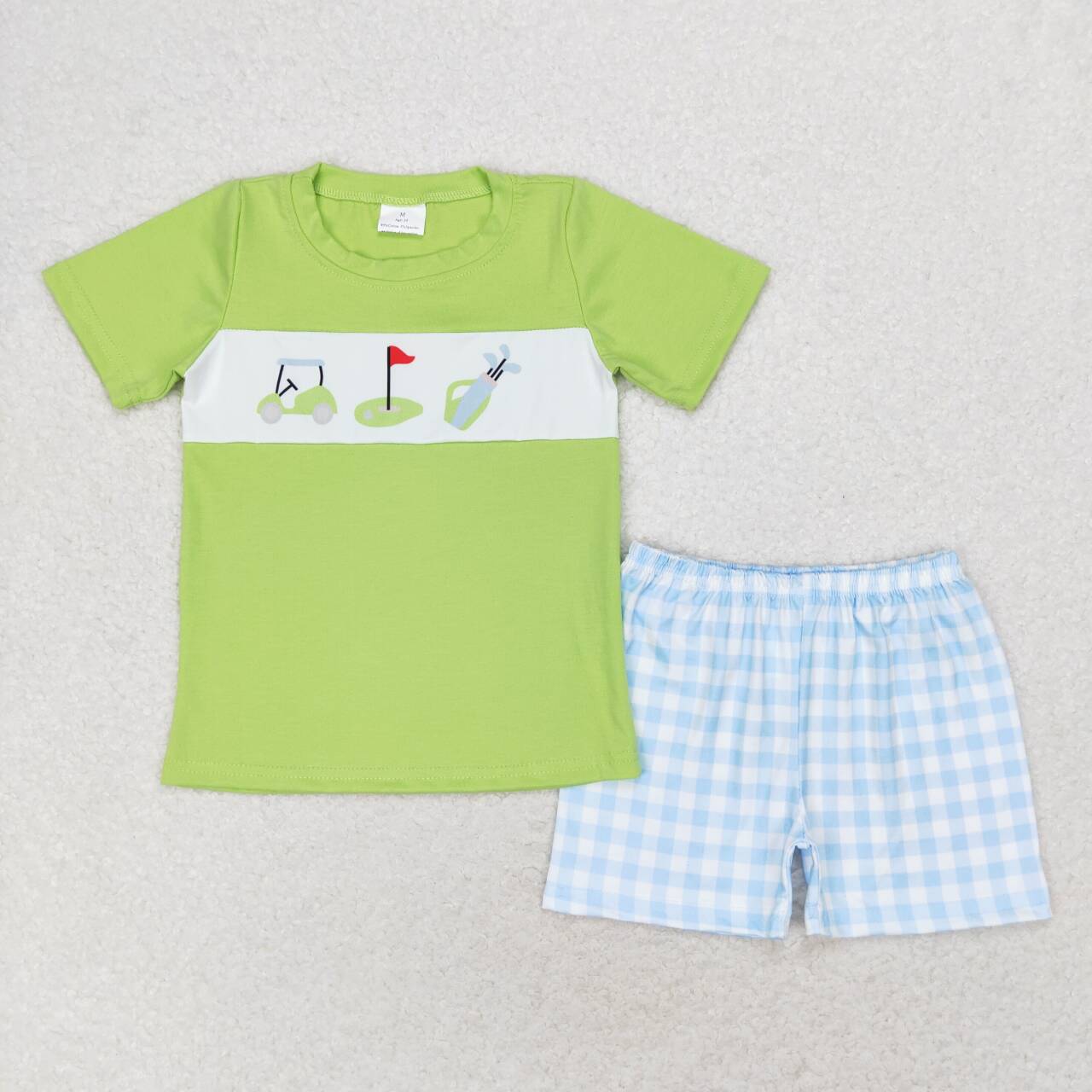 RTS no moq BSSO0667  Kids boys summer clothes short sleeve top with shorts set