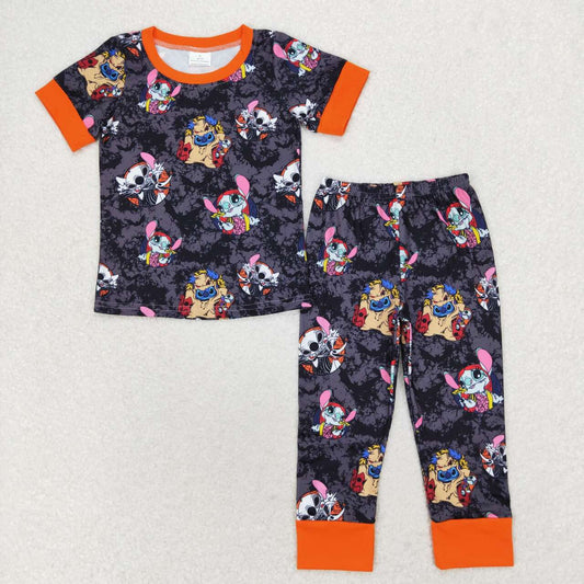 RTS no moq BSPO0417  Kids boys summer clothes sleeves top with trousers set