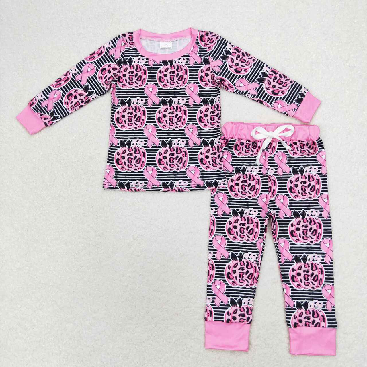 RTS no moq GLP1183  Kids girls autumn clothes long sleeves top with trousers set