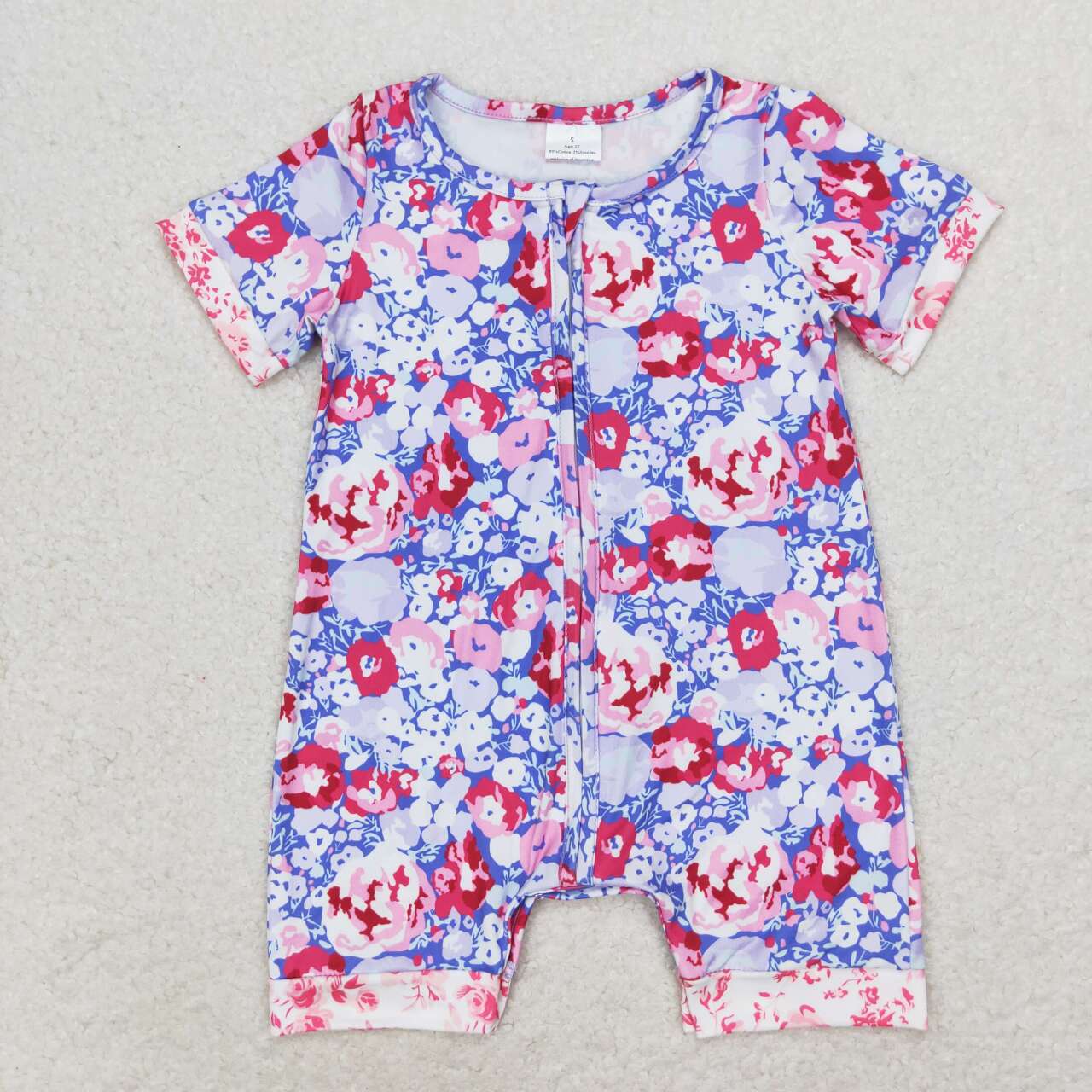 RTS no moq SR1767 Kids girls summer clothes short sleeve with romper