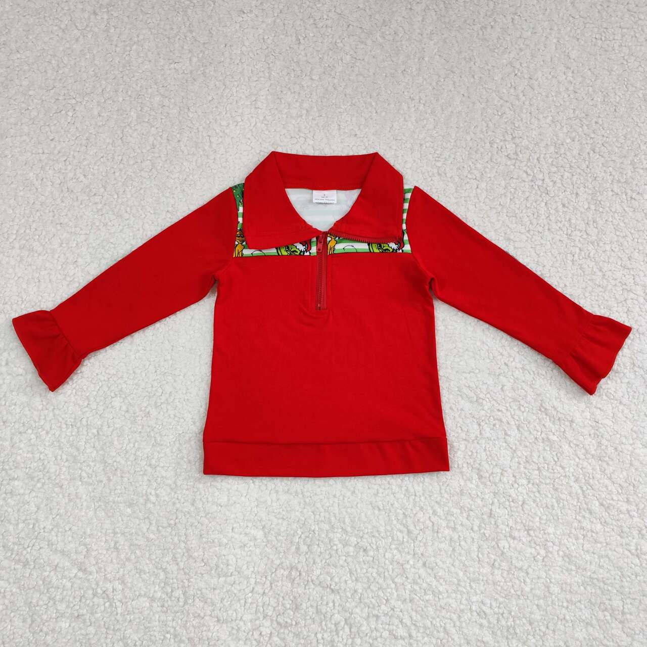 RTS no moq GT0611 Baby girls autumn clothes long sleeves top kids