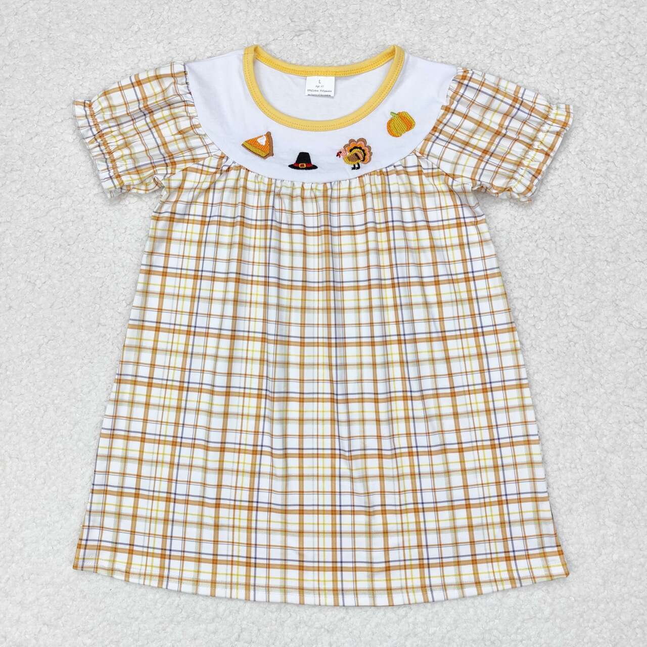 RTS no moq GSD1322 Baby girl summer clothes short sleeves top kids dress