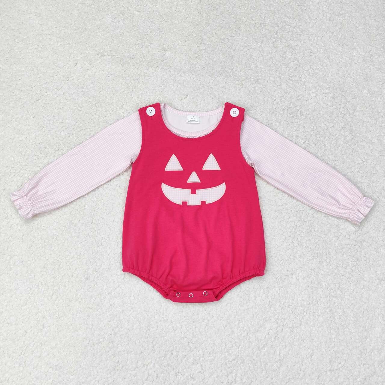 RTS no moq GT0626+SR1925 Halloween smiley face rose red vest jumpsuit match romper rts