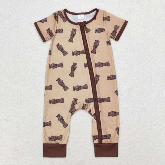 RTS no moq SR1900 Kids boys autumn clothes short  sleeve with romper