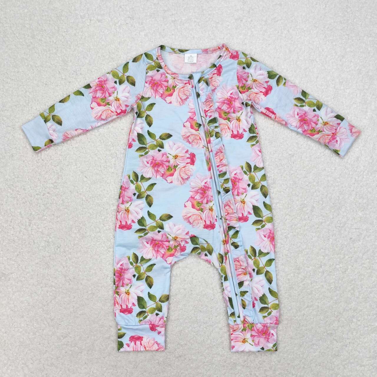 RTS no moq LR0880 Kids girls autumn clothes long  sleeve with romper