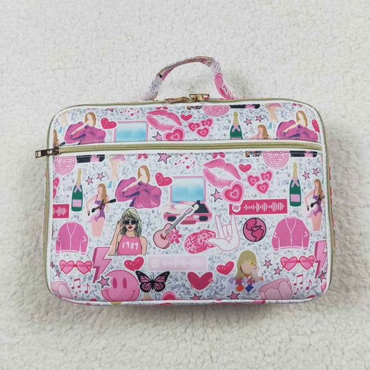 RTS No moq BA0235 Silver lunch box bag