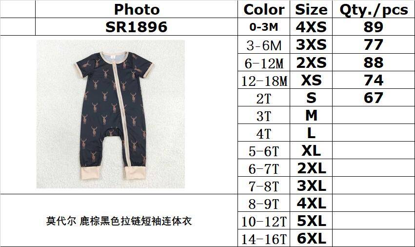 RTS no moq SR1896 Kids boys autumn clothes short  sleeve with romper