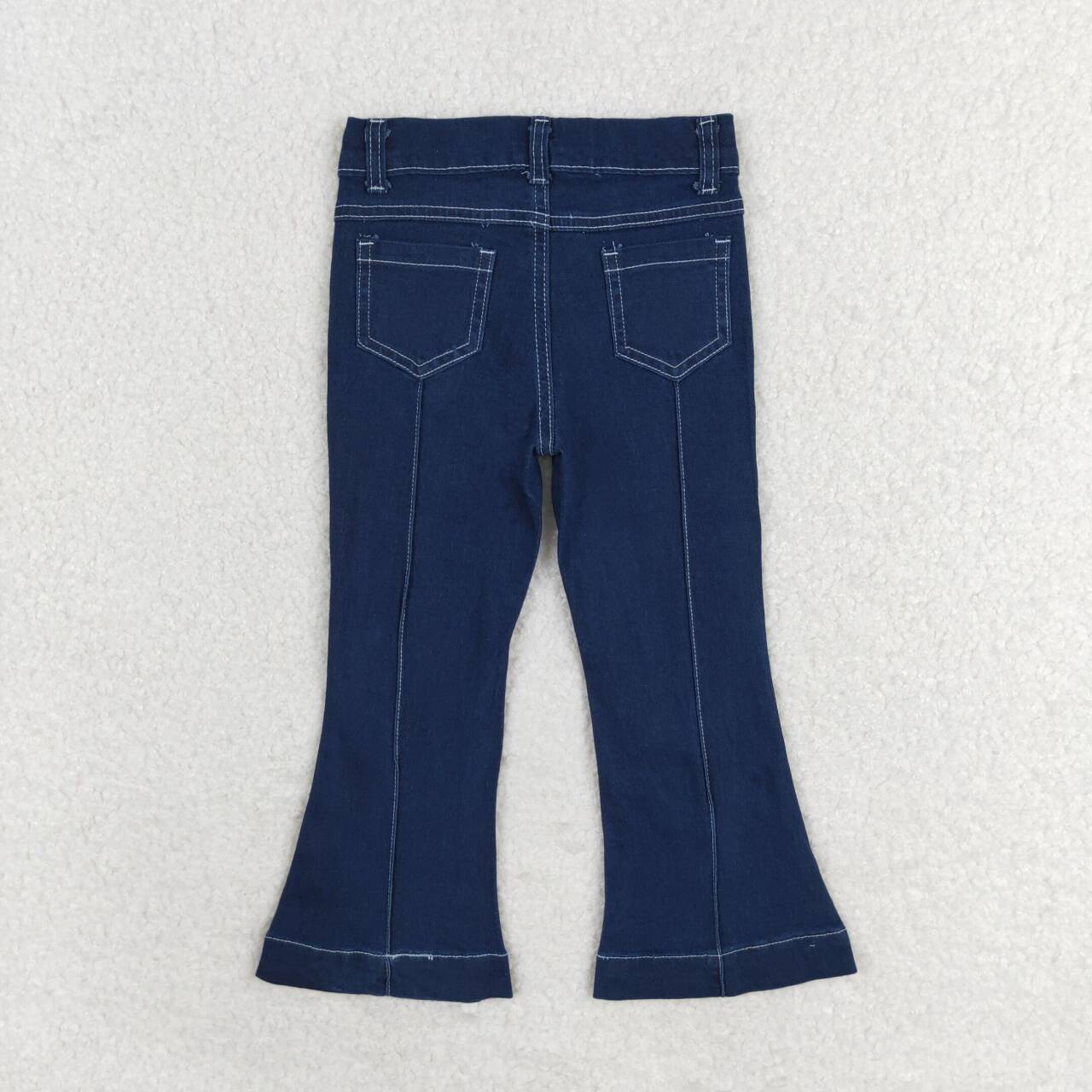 RTS no moq  P0508 Bleached blue stripe denim trousers