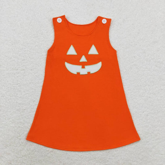 RTS no moq GSD1376 Baby girl autumn clothes sleeveless top kids dress