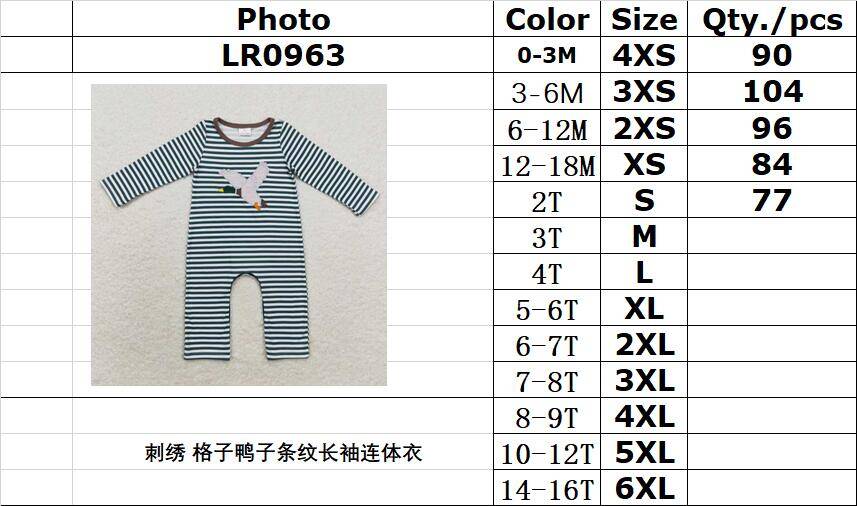 RTS no moq LR0963 Kids boys autumn clothes long sleeve with romper