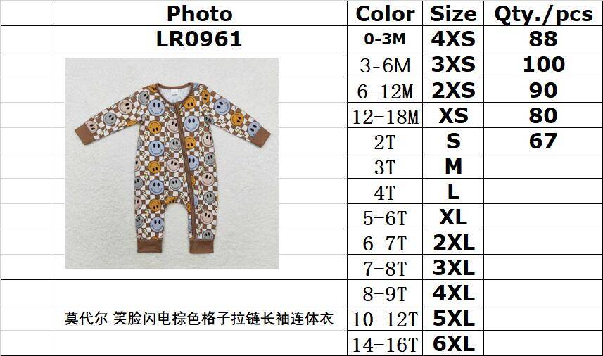 RTS no moq LR0961 Kids boys autumn clothes long sleeve with romper