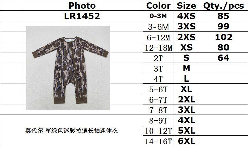 Bamboo RTS no moq  LR1452 Kids boys autumn clothes long sleeve with romper