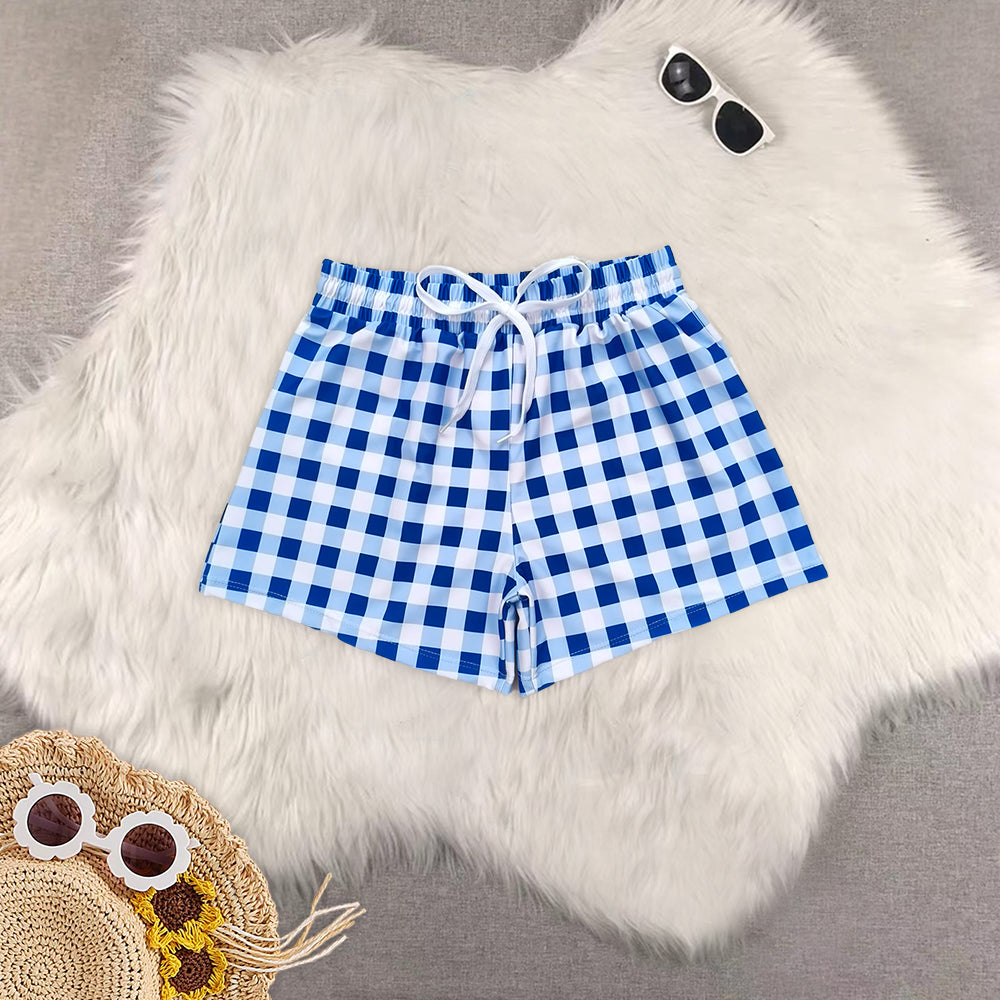 8.19 RTS Sibling Baby Boys Summer Swimsuits Turtle print kids boys summer swim shorts