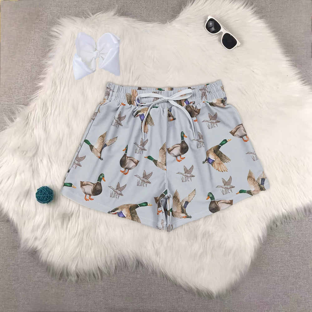 8.19 RTS Sibling Baby Boys Summer Swimsuits Olive camo kids boy summer swim trunks