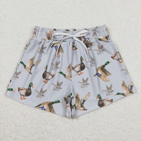 11.8 RTS Sibling Baby Boys Summer Ducks Trunks Swimsuits Swimwears