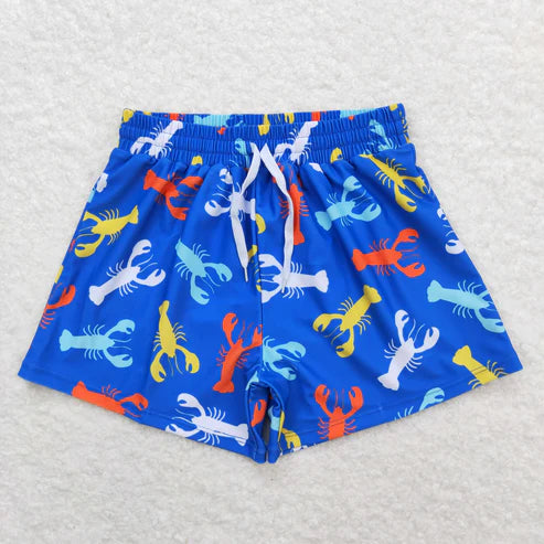 11.8 RTS Sibling Baby Boys Crayfishes Trunk Summer Swimsuits