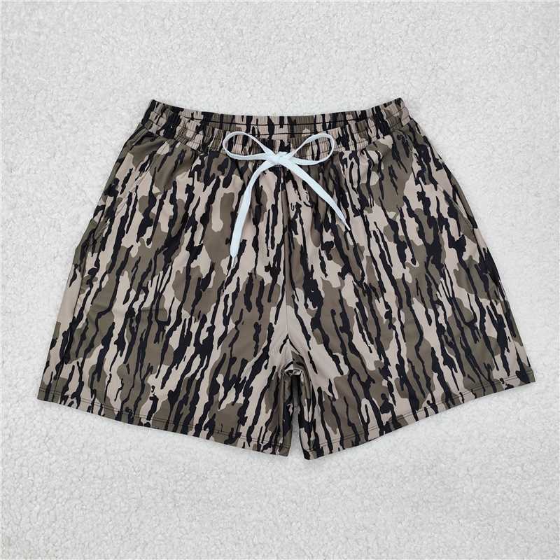 6.05  Adult Men's Summer Swim Trunks Bottomland Print Comfortable Breathable Beach Shorts for Men