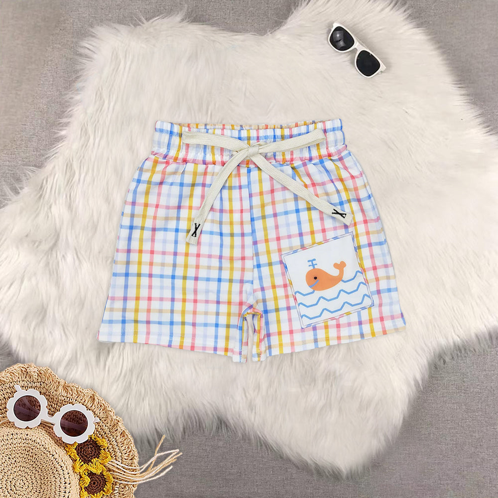 8.19 RTS Sibling Baby Boys Summer Shorts Khaki aztec baby boys summer shorts