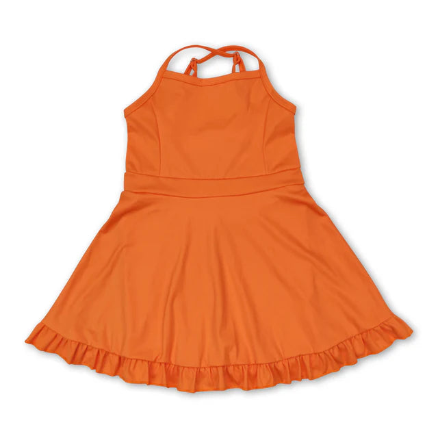 RTS Sibling straps ruffle kids girls summer athletic dress