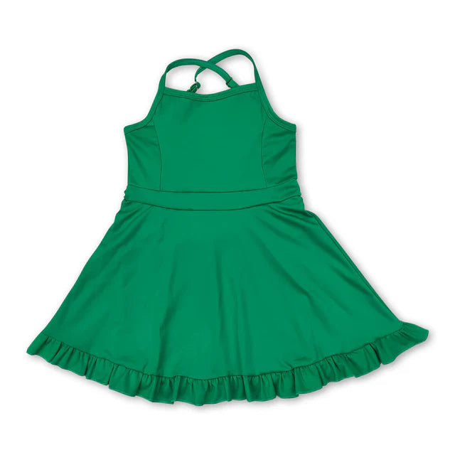 RTS Sibling straps ruffle kids girls summer athletic dress