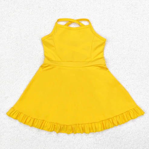 11.11 RST Sibling Baby Girls Knit Knee Length Active Wear Athletic Dresses