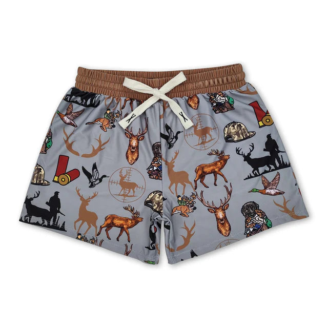 USA Warehouse (IN STOCK) Baby Boys Camo Print Summer Swimming Trunks Bottom