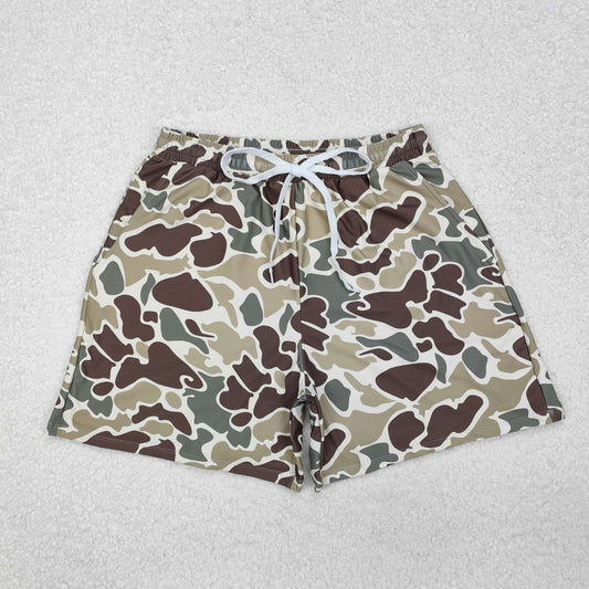 S0474 Camo summer adult men swim trunks