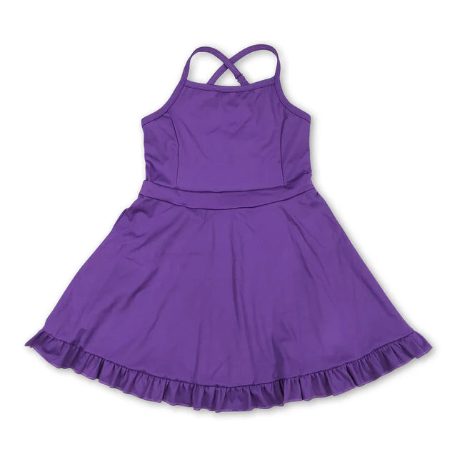 RTS Sibling straps ruffle baby girls summer active wear