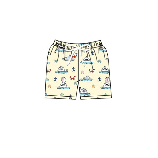 10.27 (Pre Order) No moq S0584 PRE-ORDER Baby Boys Sea World Swimming Trunks Bottom