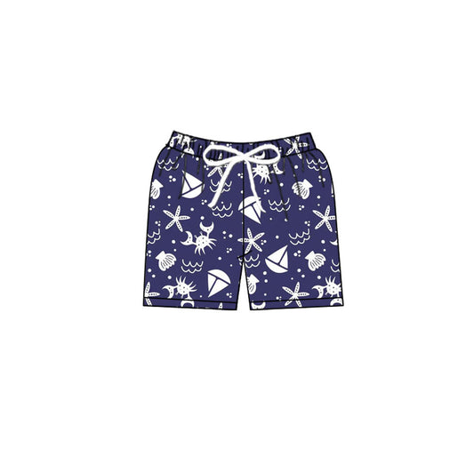10.27 (Pre Order) No moq S0587 PRE-ORDER Baby Boys Sea World Swimming Trunks Bottom