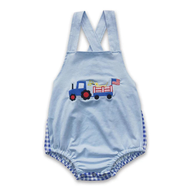 USA Warehouse (IN STOCK) Sibling Baby Kids Short Sleeve Rompers