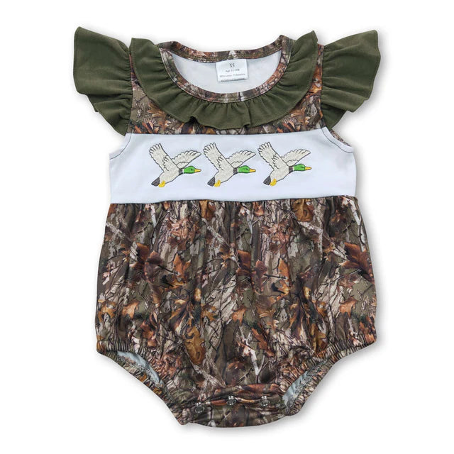 USA Warehouse (IN STOCK) Baby Boys Sleeveless and flutter sleeves Embroidery Rompers