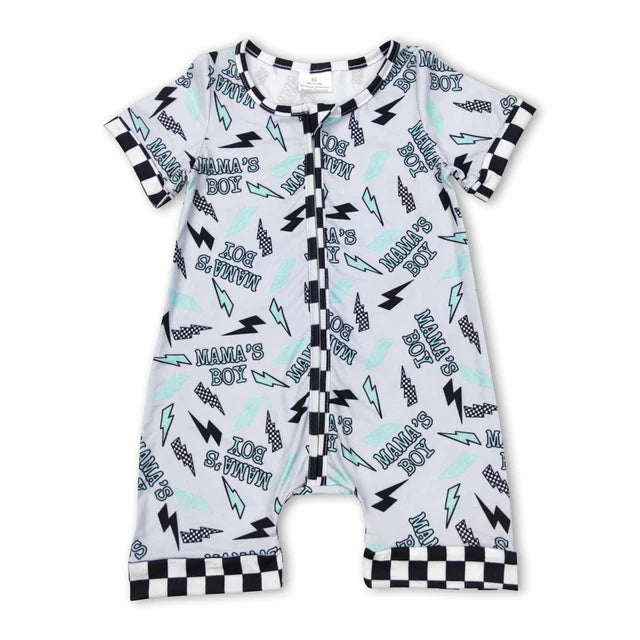 USA Warehouse (IN STOCK) Baby kids Short Sleeve Button Rompers
