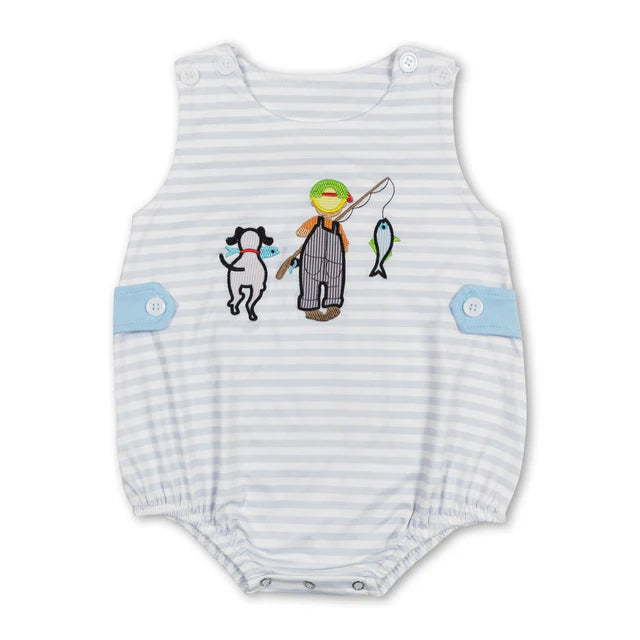 USA Warehouse (IN STOCK) Sibling Summer Baby Boy and Girl Printed Rompers Collection