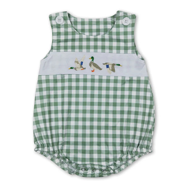 RTS Sibling sleeveless baby boys romper