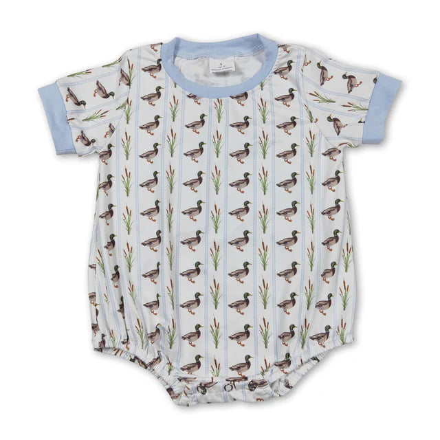 USA Warehouse (IN STOCK) Sibling Baby kids embroidery Short Sleeve Rompers