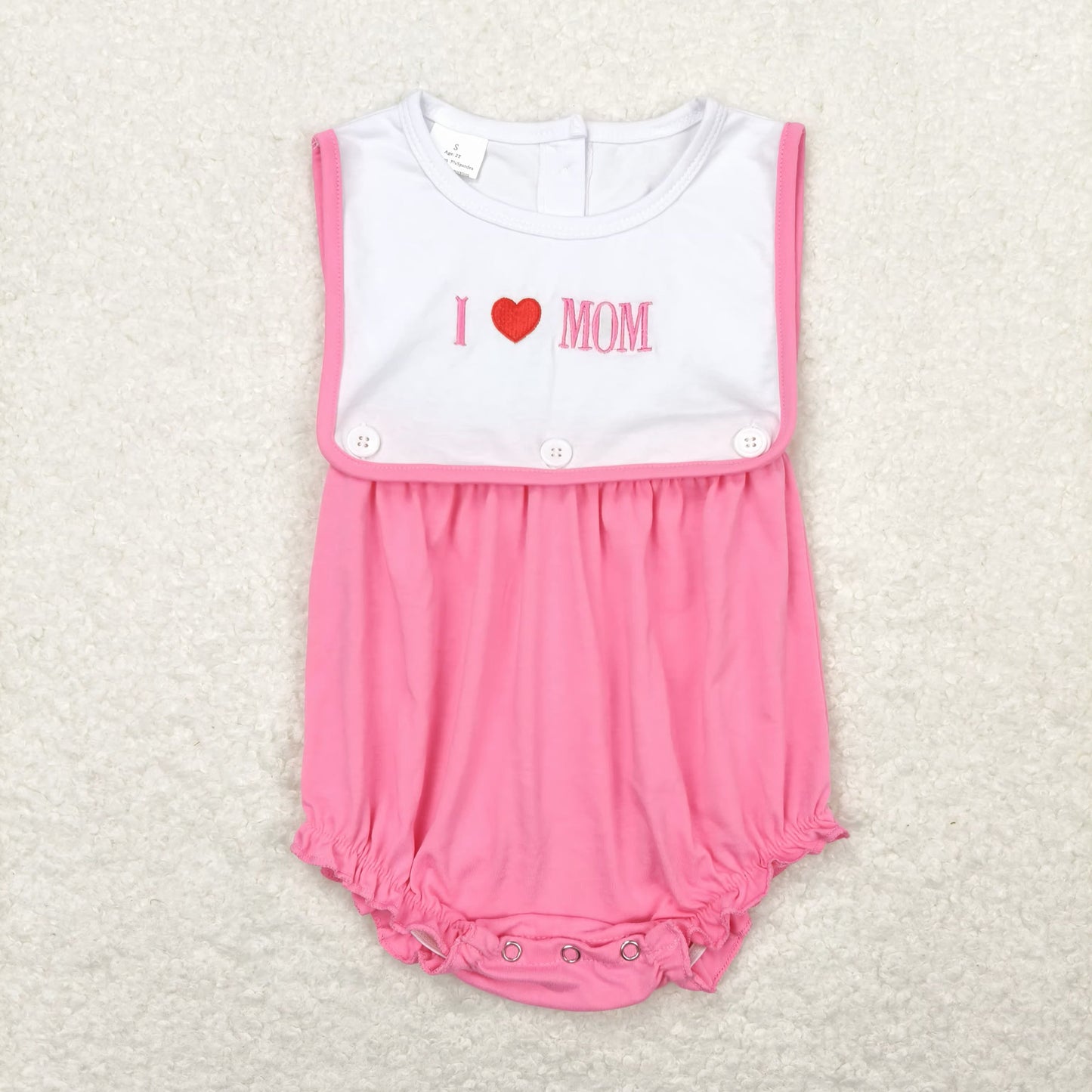 SR1434 Kids girls summer clothes short sleeve romper