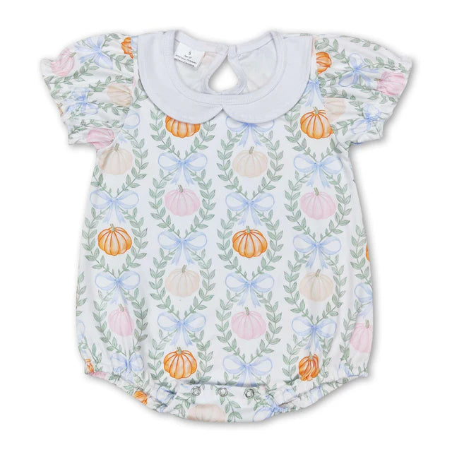 USA Warehouse (IN STOCK) Sibling Baby kids embroidery Short Sleeve Rompers