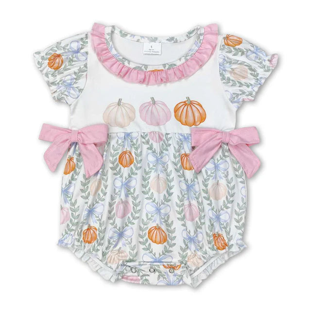 USA Warehouse (IN STOCK) Sibling Baby kids embroidery Short Sleeve Rompers