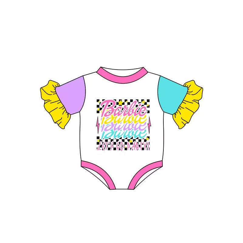 SR1877  Pre-order baby  girls clothes long  sleeves romper