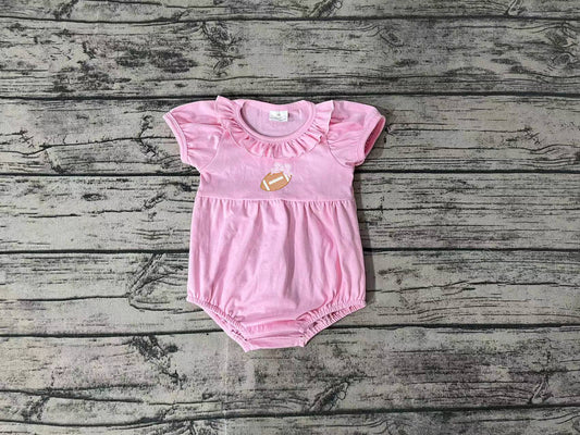 No moq SR1945 Pre-order Size 0-3m to 2t baby girls clothes embroidery short  sleeves romper