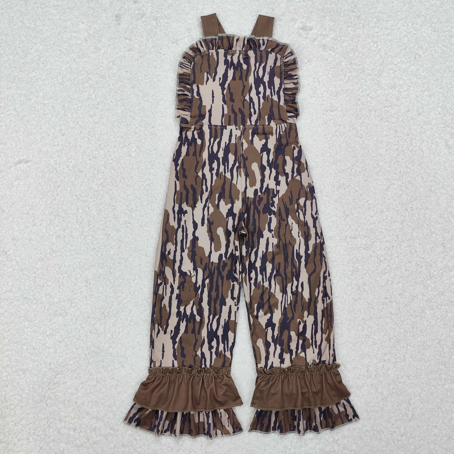 RTS SR1989  Baby Girls Bottomland Camo Straps Jumpsuits