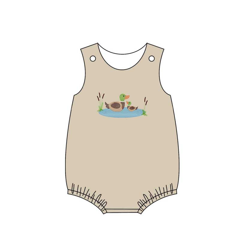 SR2169 Baby Infant Boys Cute Ducks Sleeveless Rompers preorder