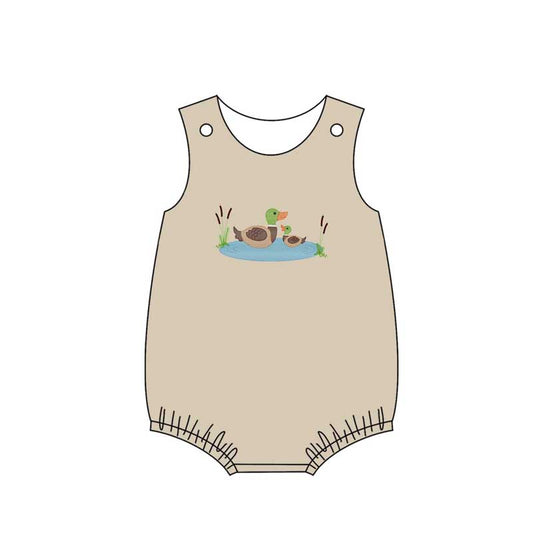 SR2169 Baby Infant Boys Cute Ducks Sleeveless Rompers preorder