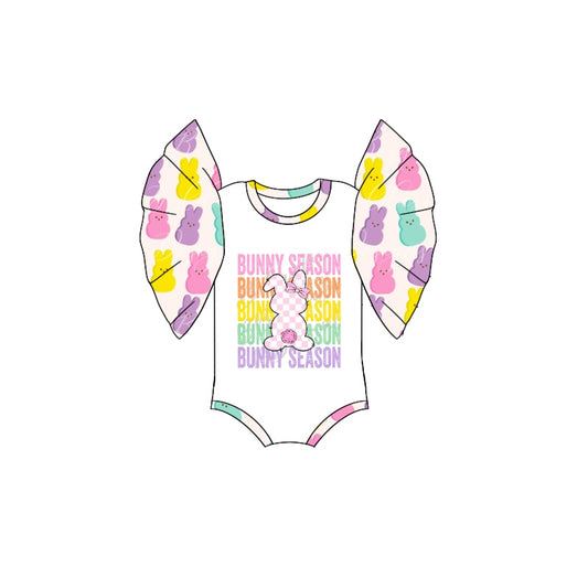 SR2231 Baby Infant Girls Easter Bunny Season Rompers preorder