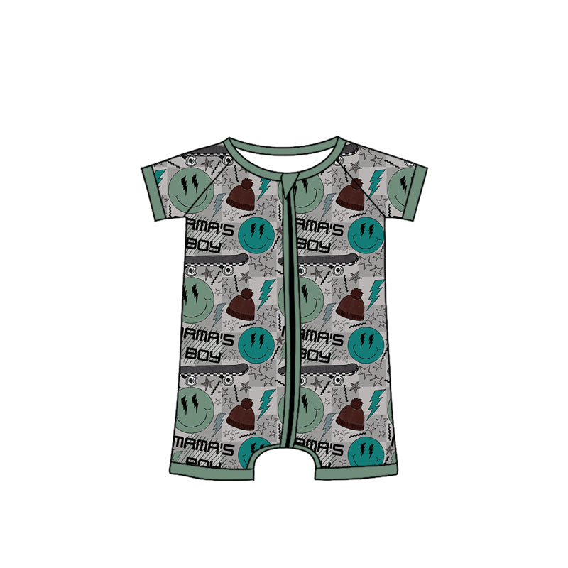 Baby Boys Mama's Boy Pocket Shirts Shorts Pajamas Clothes Sets