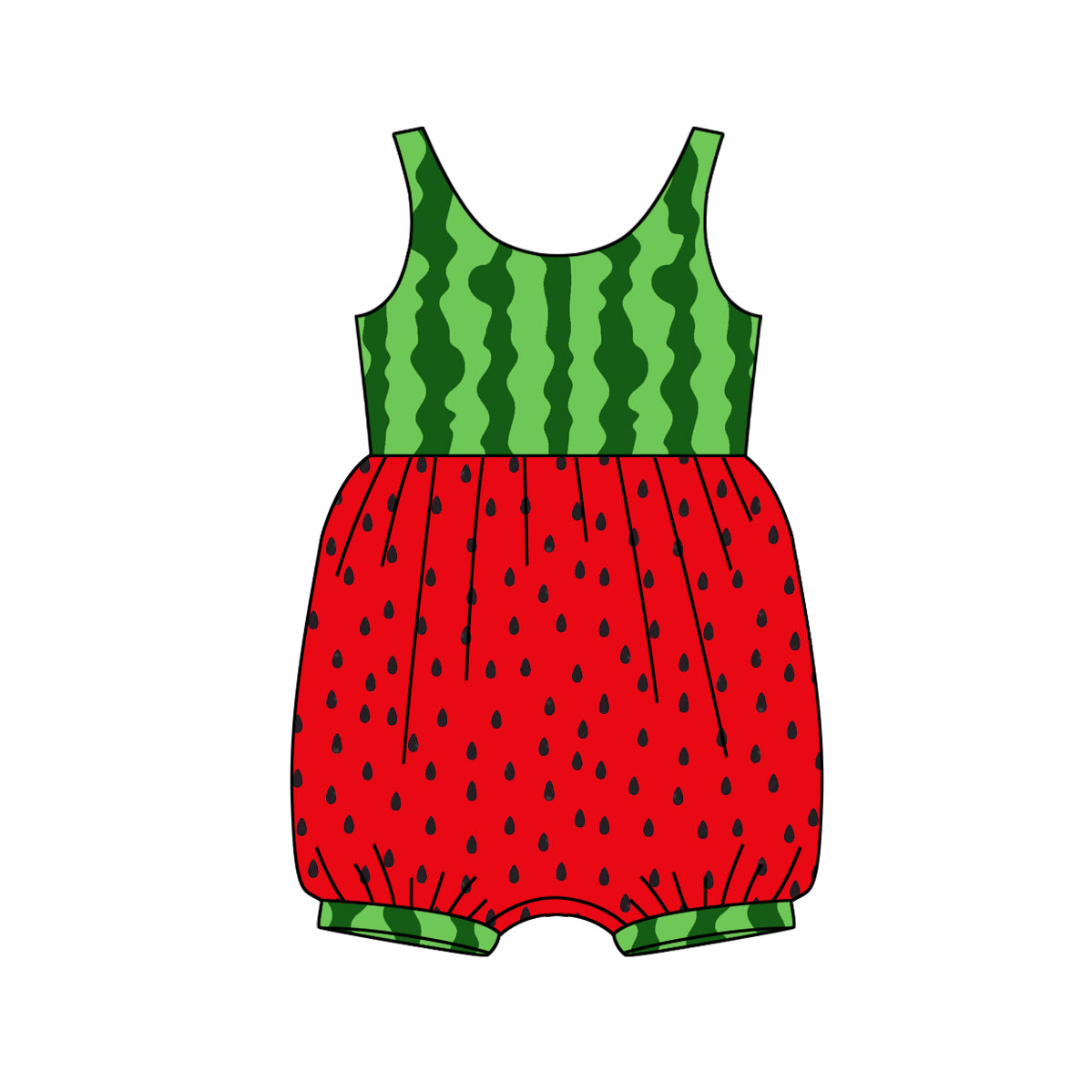 Baby Infant Girls Pink Checkered Flowers Sleeveless Rompers