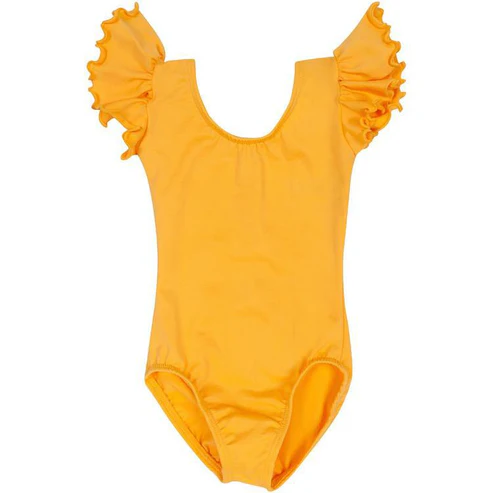 Beige Baby Girls Summer Romper with Flutter Sleeves Cute Infant Outfit for Warm Weather